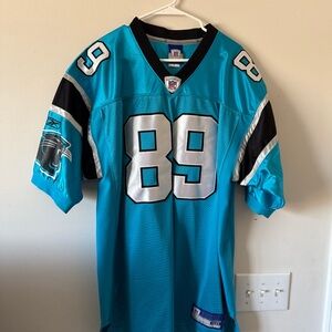 Reebok Teal and Black Men's Jersey